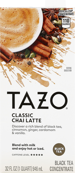 Tazo Chai Classic Latte Black Tea Concentrate | Hy-Vee Aisles