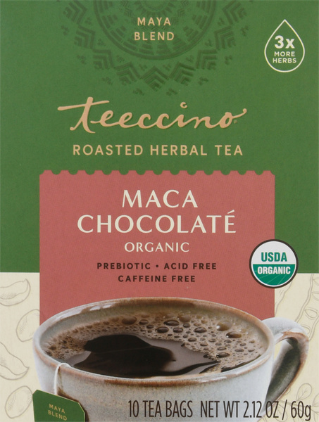 Teeccino Herbal Coffee Chocolate Dark Roast 10 Count | Hy-Vee