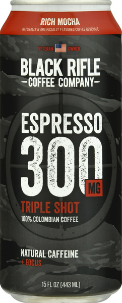 Black Rifle Espresso 300 Triple Shot, Rich Mocha | Hy-Vee Aisles
