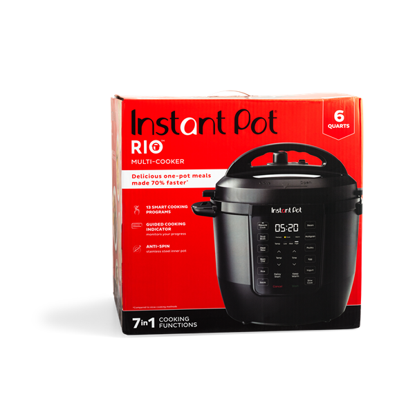 Instant Pot Rio 6 Qt. 7-in-1 Multi Cooker | Hy-Vee Aisles Online