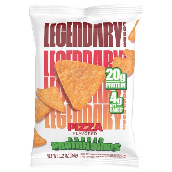 Legendary Popped Protein Chips, Pizza Flavored | Hy-Vee Aisles