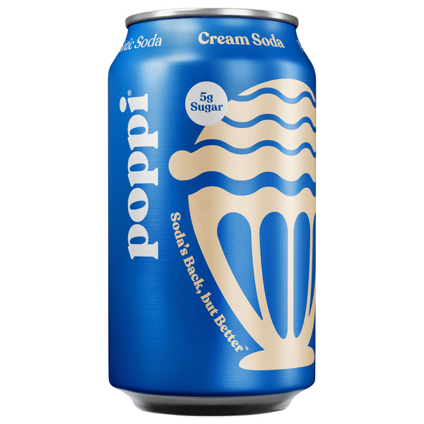 Poppi Prebiotic Soda Cream, 12 Fl Oz | Hy-Vee Aisles Online