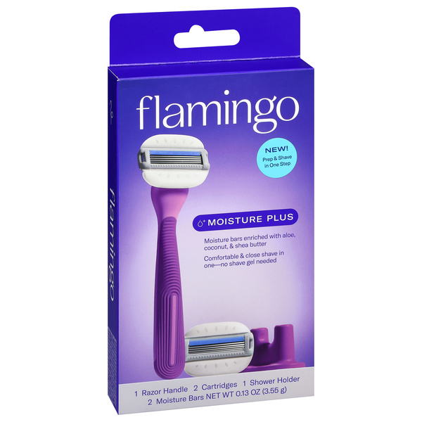Flamingo Moisture Plus Razor Kit, Fig | Hy-Vee Aisles Online