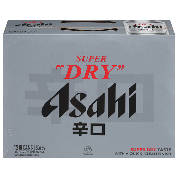 Asahi Super Dry Beer 12Pk | Hy-Vee Aisles Online Grocery Shopping