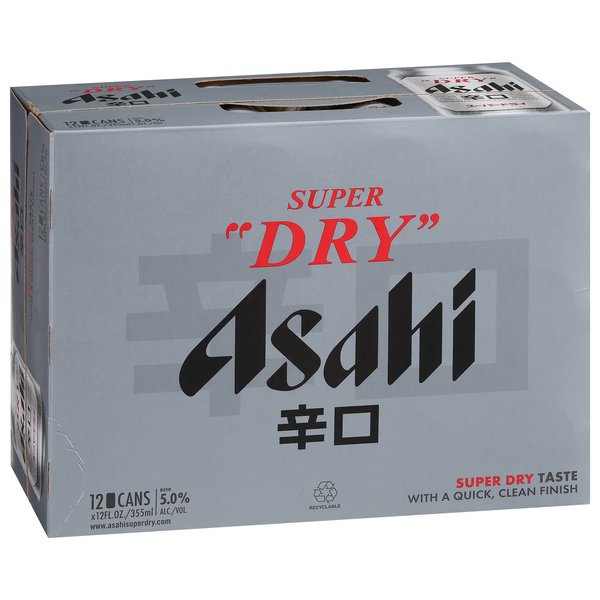 Asahi Super Dry Beer 12Pk | Hy-Vee Aisles Online Grocery Shopping