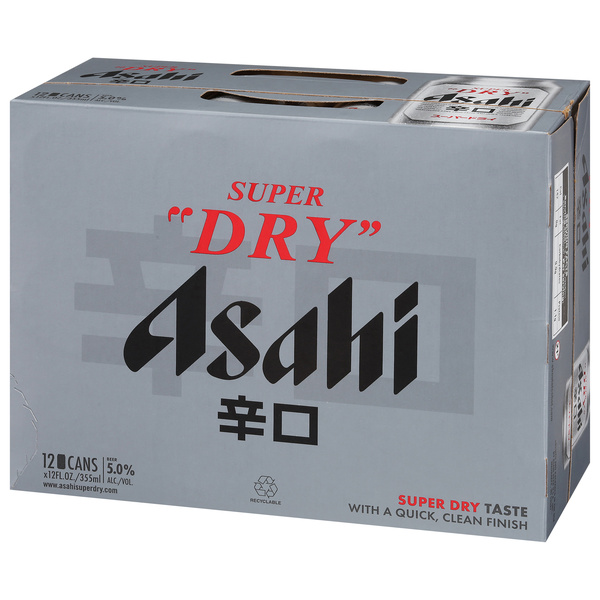 Asahi Super Dry Beer 12Pk | Hy-Vee Aisles Online Grocery Shopping