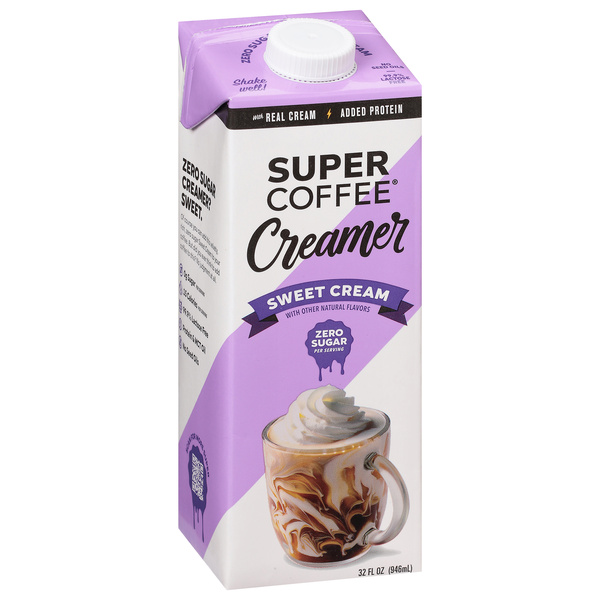 Super Coffee Zero Sugar Sweet Cream Creamer 32 fl oz | Hy-Vee