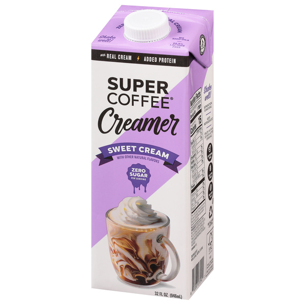 Super Coffee Zero Sugar Sweet Cream Creamer 32 fl oz | Hy-Vee