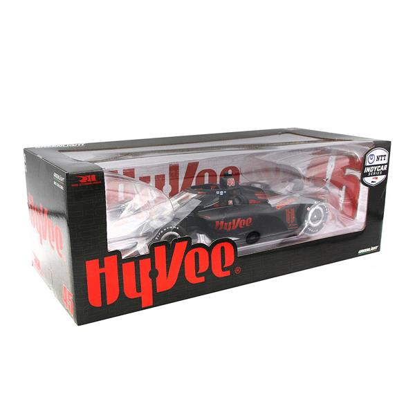 NTT INDYCAR Series 2022 Race Car 1:18 #45 Jack Harvey HY-VEE Black