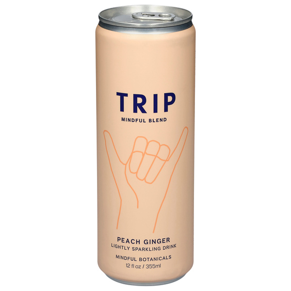 Trip Mindful Blend, Peach Ginger Lightly Sparkling Drink | Hy-Vee