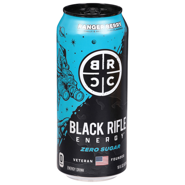 Black Rifle Coffee Company, Zero Sugar, Ranger Berry Energy Drink