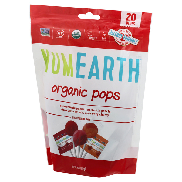YumEarth Organic Pops 20 Each | Hy-Vee Aisles Online Grocery Shopping