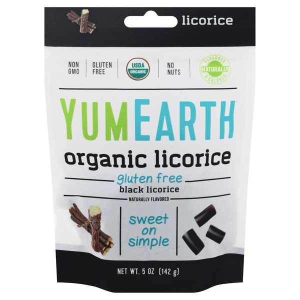 YumEarth Organic Gluten Free Black Licorice | Hy-Vee Aisles Online