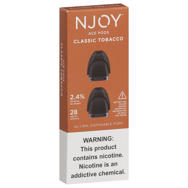 njoy ace classic tobacco E-liquid Pod 5% 2pk - Delivered In As Fast As 15 Minutes Buy Njoy Ace Classic Tobacco