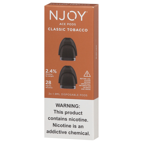 where to buy njoy pods discontinued Ace Pods, Classic Tobacco, 2.4%, 2Ct Blueberry Lemonade Colour:G4 Polar Black Vuse Alto Device Kit