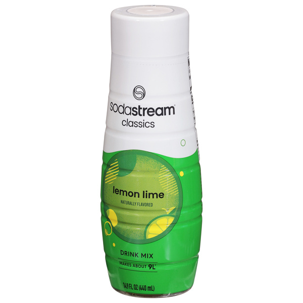 Soda Stream Fountain Style Crafted Lemon Lime | Hy-Vee Aisles