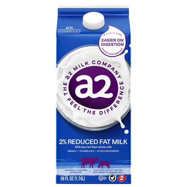 a2 Milk 2% Reduced Fat Milk 59 fl oz | Hy-Vee Aisles Online