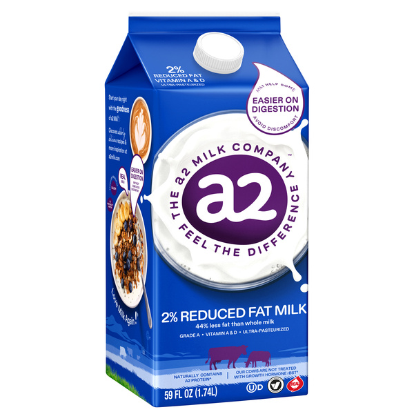 a2 2% Reduced Fat Milk | Hy-Vee Aisles Online Grocery Shopping