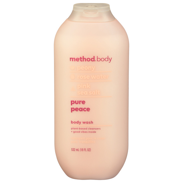 Method Pure Peace Method Body Pure Peace Body Wash Peony Rose Water Pink Sea Salt | Hy ...