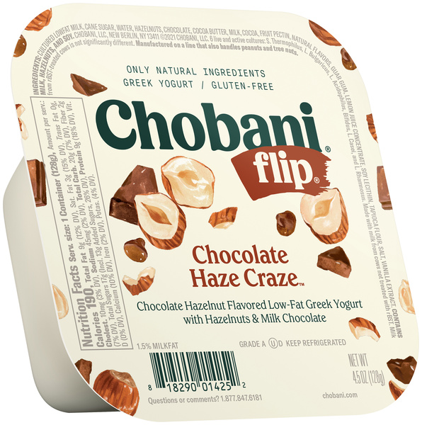 Chobani Flip Low-Fat Greek Yogurt Chocolate Haze Craze Greek