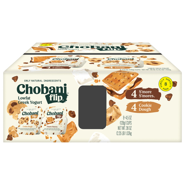 Chobani Flip Family Variety Pack, 8-4.5 oz Cups | Hy-Vee Aisles