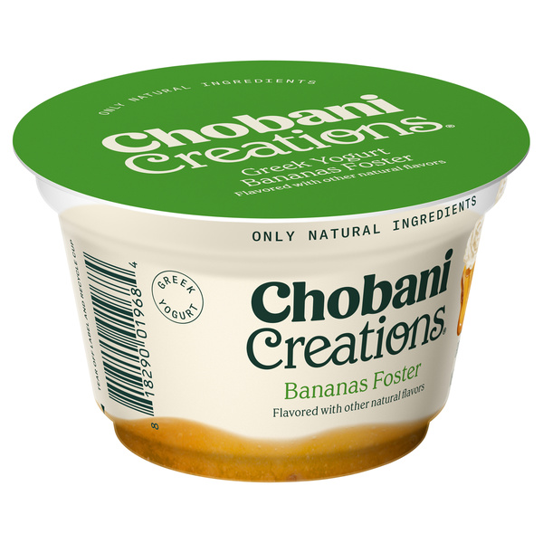 Chobani Creations Greek Yogurt, Bananas Foster | Hy-Vee Aisles