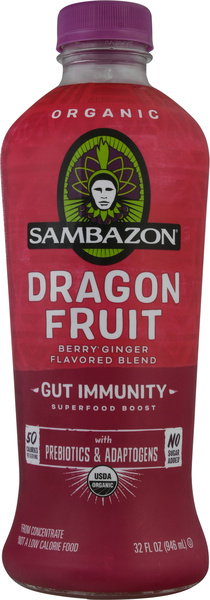 Sambazon Dragon Fruit, Organic, Gut Immunity | Hy-Vee Aisles