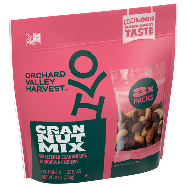 Orchard Valley Harvest Cranberry Almond Cashew Trail Mix 8-1 Oz