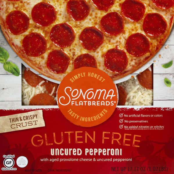 Sonoma Flatbreads Gluten Free Uncured Pepperoni Pizza | Hy-Vee