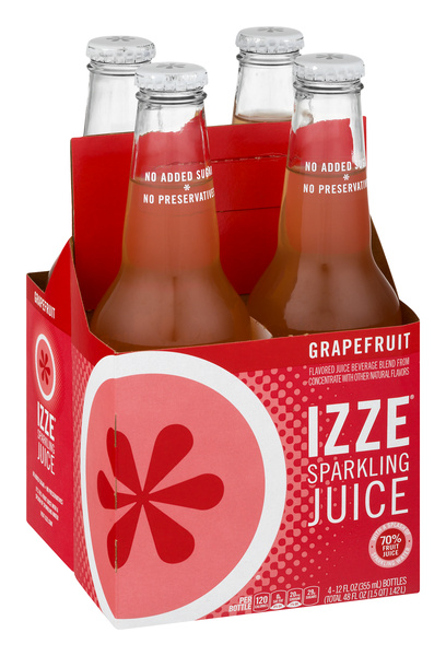 IZZE Sparkling Juice, Grapefruit 4Pk | Hy-Vee Aisles Online