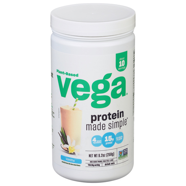 Vega Plant-Based Essential Creamy Vanilla Protein 9.2 oz | Hy-Vee