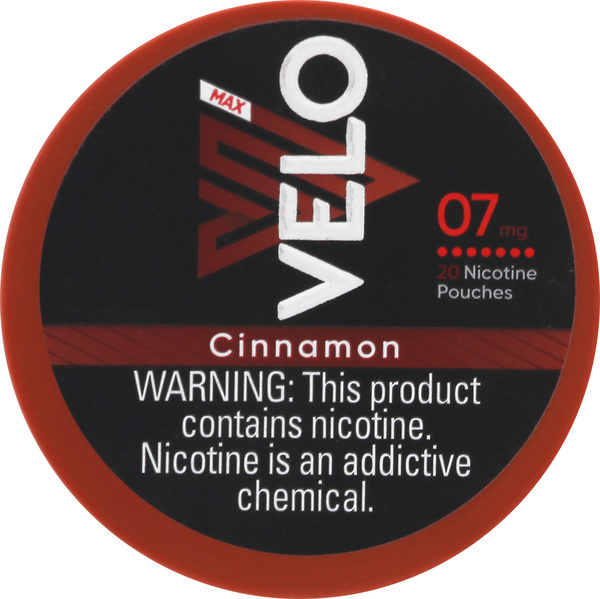 Velo Max Nicotine Pouches, Cinnamon, 07 Mg | Hy-Vee Aisles Online