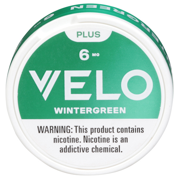 Velo Plus Nicotine Pouches, Wintergreen, 6 Mg, 20Ct | Hy-Vee