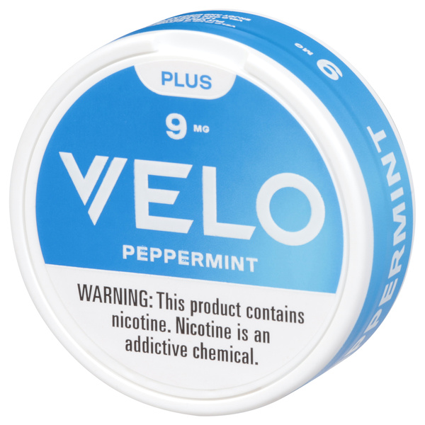 Velo Plus Nicotine Pouches, 9 Mg, Peppermint, 20Ct | Hy-Vee Aisles