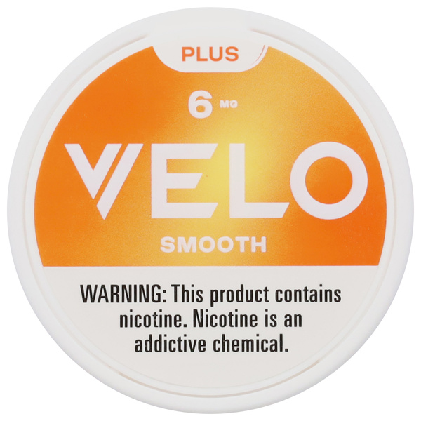 Velo Plus Nicotine Pouches, Smooth, 6 Mg, 20Ct | Hy-Vee Aisles