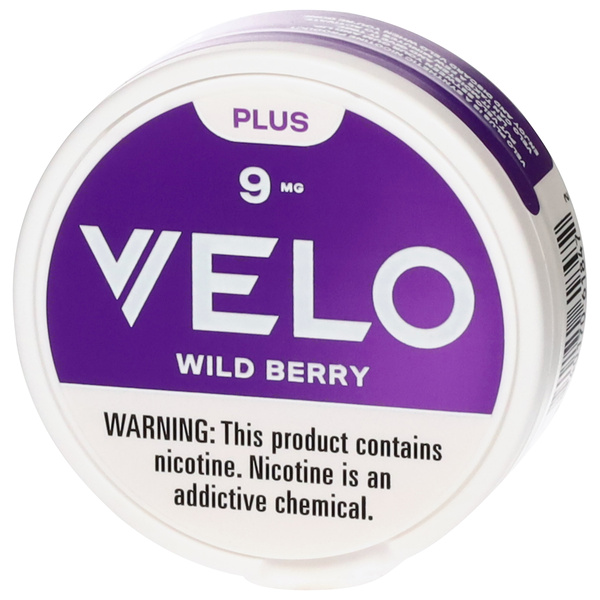 verocity 三PLUS-Deluxe Velo Plus Nicotine Pouches, 9 Mg, Wild Berry, 20Ct | Hy-Vee Aisles