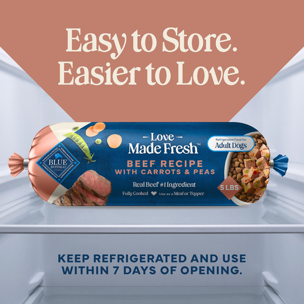 Blue Buffalo Love Made Fresh Natural Adult Dog Food, Refrigerated