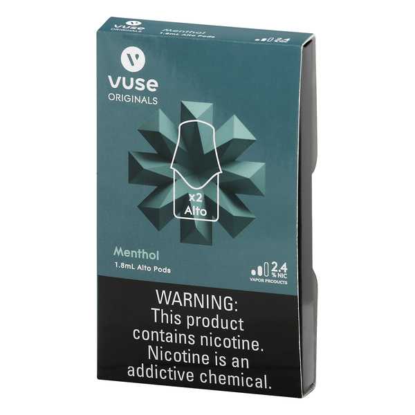 menthol vape vuse Vuse Alto X2 Menthol, 2.4%