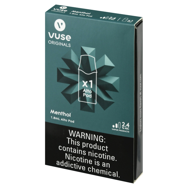 menthol vuse pods 2 pack X1 Alto Pod, Menthol, 2.4% Nic juul flavors list Juul Grape Blowpop Flavor:Pink