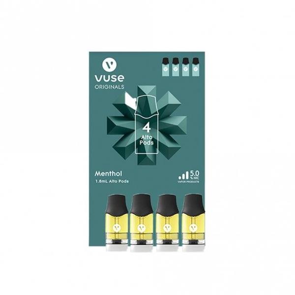 vuse alto menthol fda 4 Menthol, 5.0% Vuse PRO Smart Device lightning starter kits Flavors::Clear
