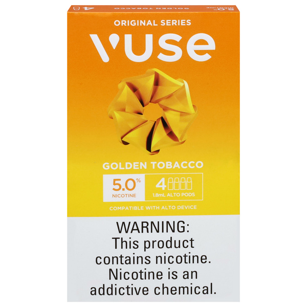 vuse pods coupons online Original Series 5.0% Nicotine Golden Tobacco Alto 4Ct Color:Black Cobra Vuse ePod - Blueberry Geekvape Series P Coils