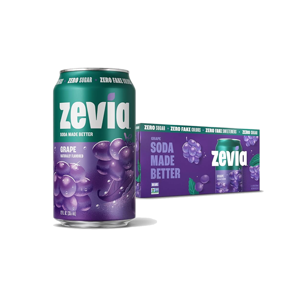 Zevia Soda, Zero Calorie, Grape 12 Pack | Hy-Vee Aisles Online