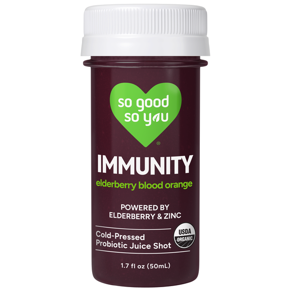 Immunity Elderberry Blood Orange Probiotic Shot | Hy-Vee Aisles