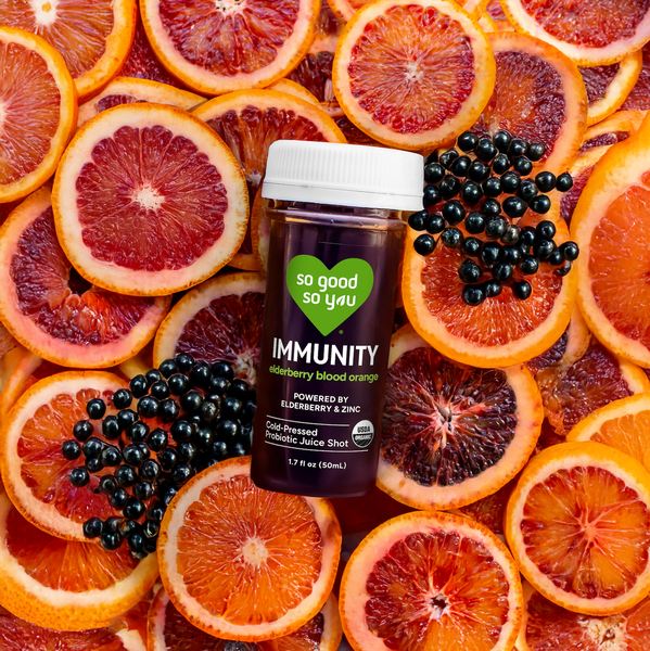 Immunity Elderberry Blood Orange Probiotic Shot | Hy-Vee Aisles