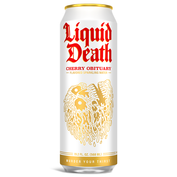 Liquid Death Sparkling Water, Cherry Obituary | Hy-Vee Aisles