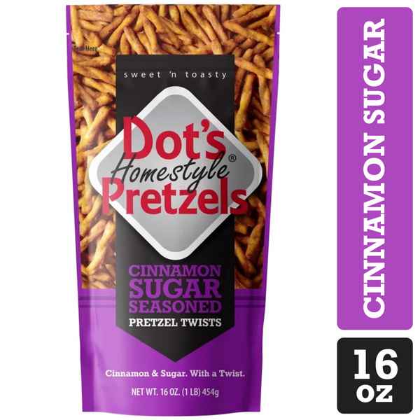DOT'S Homestyle Pretzels Cinnamon Sugar Seasoned Pretzel Twists
