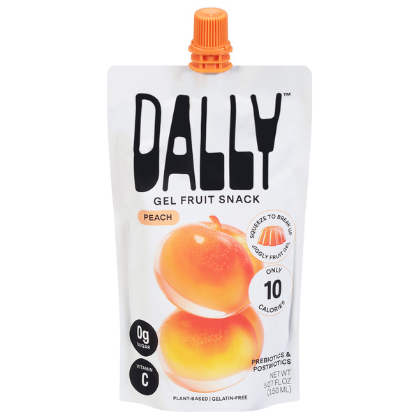 Dally Peach Fruity Gel Snack 5.07 fl oz | Hy-Vee Aisles Online