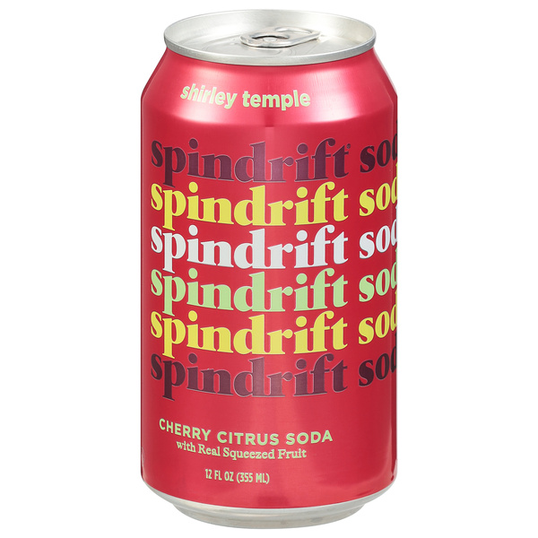 Spindrift Shirley Temple, Cherry Citrus Soda | Hy-Vee Aisles