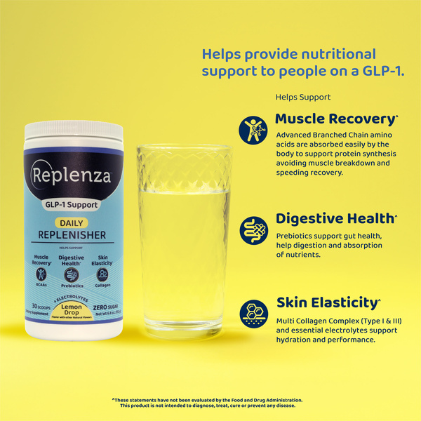 replenza glp-1 supplement The Effect: How Weight Loss Medications Are Shaping the Future of Wellness and Beauty Replenza Daily Replenisher, Lemon |