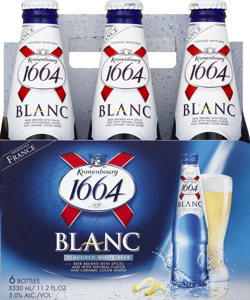 商品Ａと商品Ｂの購入をお願いします Kronenbourg 1664 Blanc Flavored White Beer 6Pk | Hy-Vee Aisles